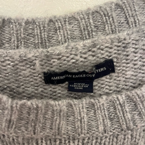 American Eagle Grey Sweater - Picture 3 of 3